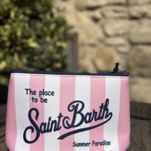 POCHETTE SAINT BARTH IN SCUBA CON STAMPA